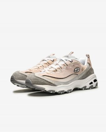 Skechers D'Lites Free Energy 13147-WGPK Ortopedik Bağcıklı Kadın Günlük Ayakkabı Pembe