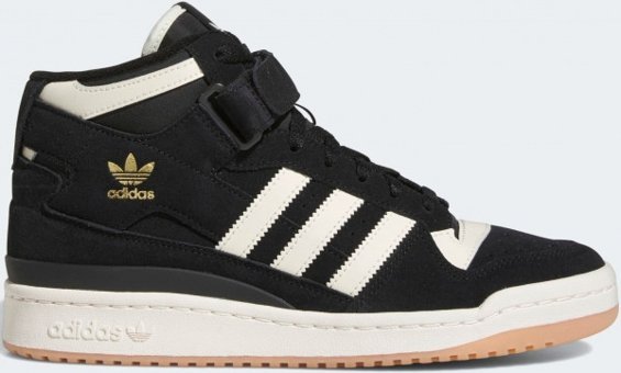 Adidas Forum Mid FZ6252 Bilekli Bağcıklı-Cırtlı Erkek Günlük Ayakkabı Siyah