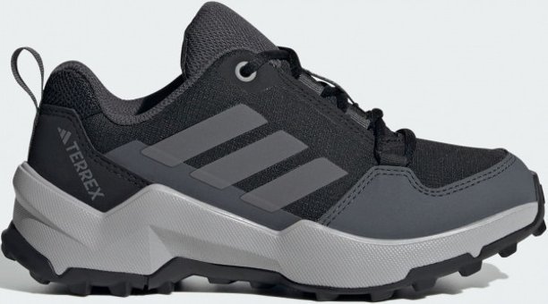 Adidas Terrex AX4R IF6525 Ortopedik Bağcıklı Traxion Erkek Çocuk Trekking Ayakkabısı Siyah