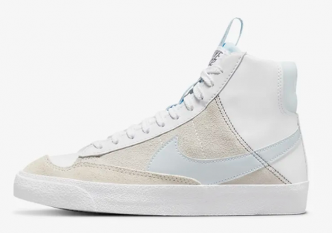 Nike Blazer Mid '77 SE D DH8640-103 Bağcıklı Erkek Çocuk Günlük Ayakkabı Beyaz