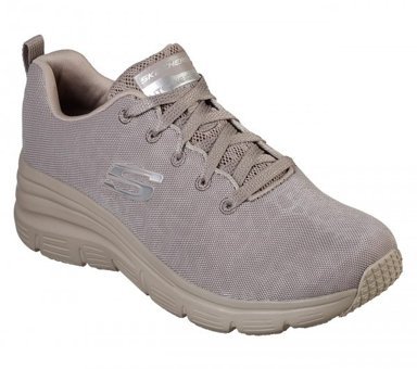 Skechers Fashion Fit 88888179-TPE Bağcıklı Kadın Günlük Ayakkabı Bej