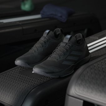 Adidas Rapidmove ADV HP3265 Ortopedik Bağcıklı Unisex Antrenman Ayakkabısı Siyah