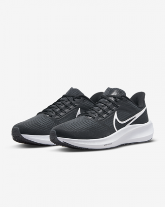 Nike Air Zoom Pegasus 39 DH4072-001 Ortopedik Bağcıklı Kadın Koşu Ayakkabısı Siyah