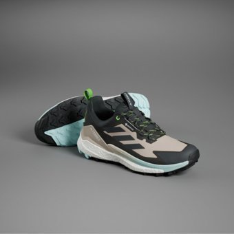 Adidas Terrex Free Hiker 2.0 Low Gore-Tex IG5462 Ortopedik Su Geçirmez Bağcıklı Erkek Yürüyüş Ayakkabısı Siyah