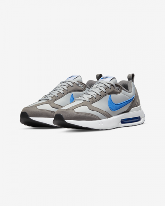 Nike Air Max Dawn DH3157-005 Ortopedik Bağcıklı Erkek Çocuk Günlük Ayakkabı Gri