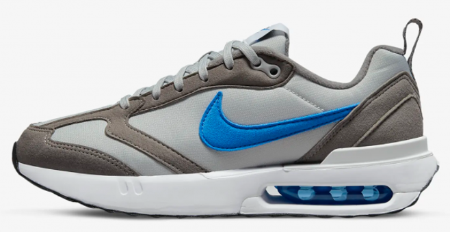 Nike Air Max Dawn DH3157-005 Ortopedik Bağcıklı Erkek Çocuk Günlük Ayakkabı Gri