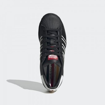 Adidas Superstar J HQ9967 Bağcıklı Erkek Çocuk Günlük Ayakkabı Siyah