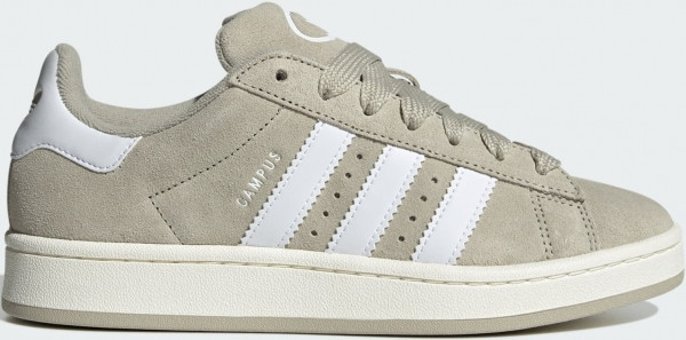 Adidas Campus 00S JH8938 Bağcıklı Kadın Günlük Ayakkabı Gri