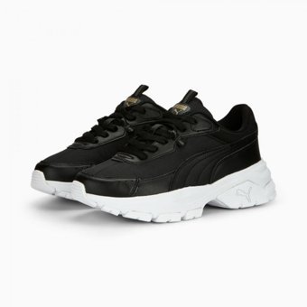 Puma Cassia Via 389223-02 Ortopedik Bağcıklı Kadın Günlük Ayakkabı Siyah