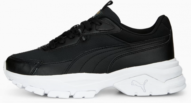 Puma Cassia Via 389223-02 Ortopedik Bağcıklı Kadın Günlük Ayakkabı Siyah