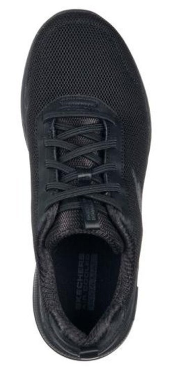 Skechers GO Walk Stability Magnificent Glow 124602-BBK Ortopedik Bağcıklı Kadın Günlük Ayakkabı Siyah