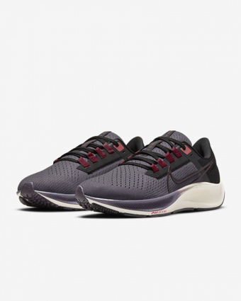 Nike Air Zoom Pegasus 38 CW7358-501 Ortopedik Bağcıklı Kadın Koşu Ayakkabısı Mor