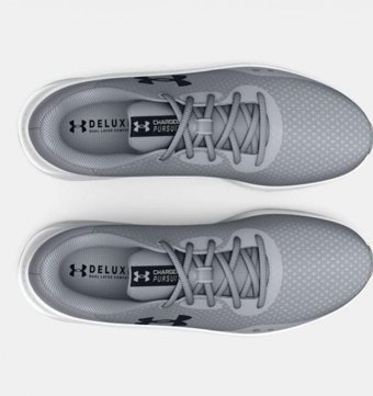 Under Armour Charged Pursuit 3 3024878-104 Ortopedik Bağcıklı Erkek Koşu Ayakkabısı Gri