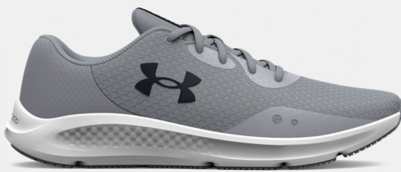 Under Armour Charged Pursuit 3 3024878-104 Ortopedik Bağcıklı Erkek Koşu Ayakkabısı Gri