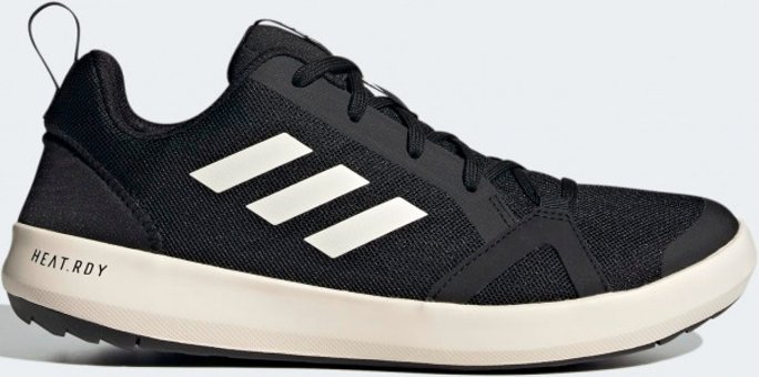 Adidas Terrex Boat Heat.RDY HP8641 Ortopedik Bağcıklı Traxion Erkek Su Aktiviteleri Ayakkabısı Siyah