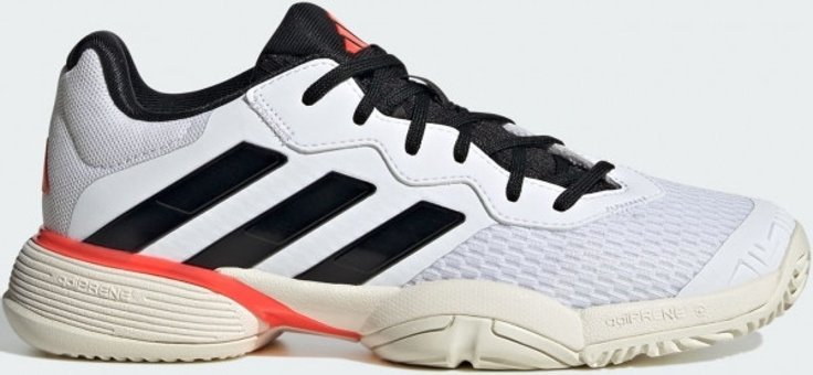 Adidas Barricade IF0451 Ortopedik Bağcıklı Adiwear Erkek Çocuk Tenis Ayakkabısı Beyaz
