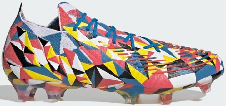 Adidas Predator Edge Geometric.1 GX3909 Bağcıklı Çivili Krampon Çok Renkli