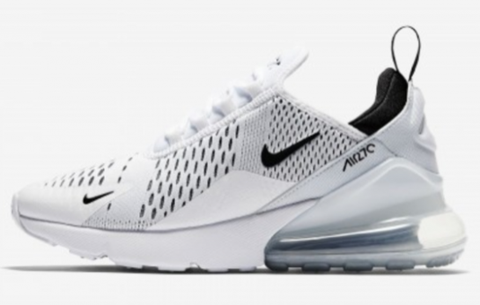 Nike Air Max 270 AH6789-100 Ortopedik Bağcıklı Kadın Günlük Ayakkabı Beyaz