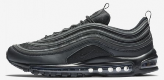 Nike Air Max 97 BQ4567-001 Ortopedik Bağcıklı Erkek Günlük Ayakkabı Siyah