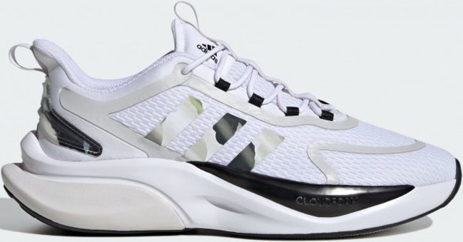 Adidas Alphabounce+ IG3585 Ortopedik Bağcıklı Adiwear Erkek Koşu Ayakkabısı Beyaz