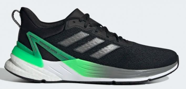 Adidas Response Super 2.0 H04562 Ortopedik Bağcıklı Erkek Koşu Ayakkabısı Siyah