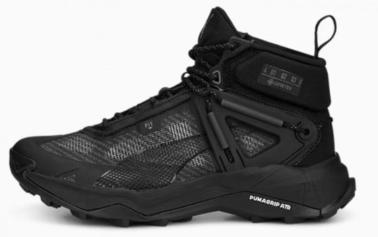 Puma Explore Nitro Mid Gore-Tex Hiking 377861-01 Ortopedik Bağcıklı Kadın Yürüyüş Ayakkabısı Siyah