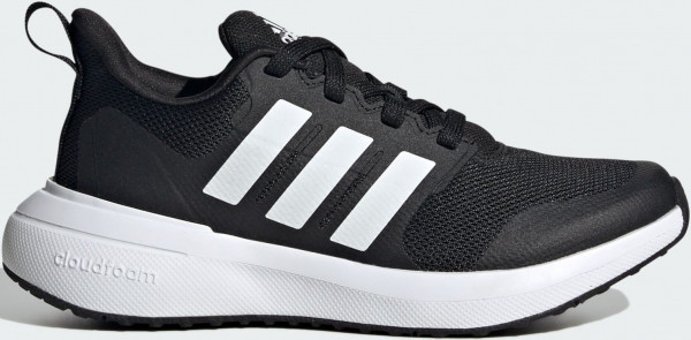 Adidas FortaRun 2.0 Cloudfoam ID2360 Ortopedik Bağcıklı Erkek Çocuk Koşu Ayakkabısı Siyah