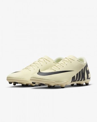 Nike Mercurial Vapor 15 Club DJ5963-700 Bağcıklı Çivili Krampon Bej