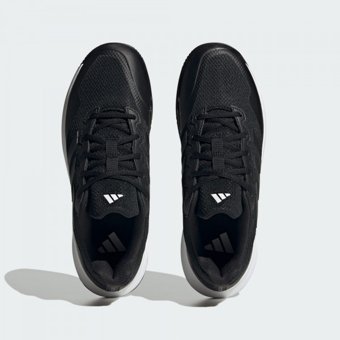 Adidas Gamecourt 2.0 IG9567 Ortopedik Bağcıklı Adiwear Unisex Tenis Ayakkabısı Siyah