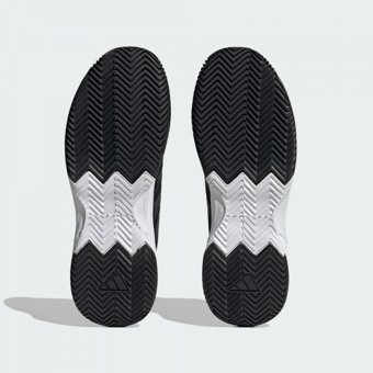 Adidas Gamecourt 2.0 IG9567 Ortopedik Bağcıklı Adiwear Unisex Tenis Ayakkabısı Siyah