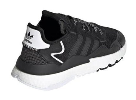 Adidas Nite Jogger EE6254 Ortopedik Bağcıklı Erkek Günlük Ayakkabı Siyah