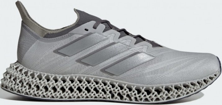 Adidas 4DFWD 4 ID8889 Ortopedik Bağcıklı Erkek Koşu Ayakkabısı Gümüş