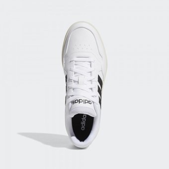 Adidas Hoops 3.0 Low Classic Vintage GY5434 Ortopedik Bağcıklı Erkek Günlük Ayakkabı Beyaz