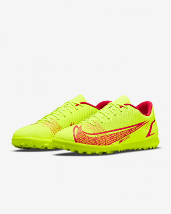 Nike Mercurial Vapor 14 Club TF CV0985-760 Bağcıklı Halı Saha Ayakkabısı Yeşil