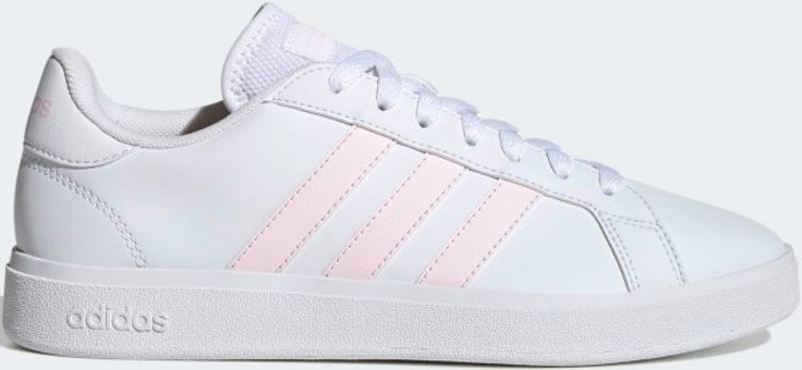 Adidas Grand Court TD Lifestyle Court GW9260 Bağcıklı Kadın Günlük Ayakkabı Beyaz