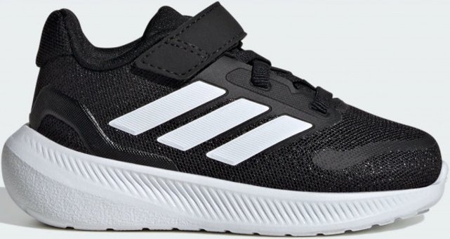 Adidas Runfalcon 5 IE8598 Ortopedik Bağcıklı-Cırtlı Eva Erkek Çocuk Günlük Ayakkabı Siyah