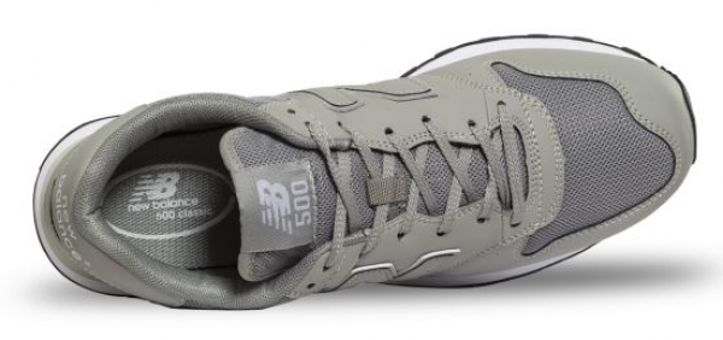 New Balance 500 GM500NGR Bağcıklı Erkek Günlük Ayakkabı Gri