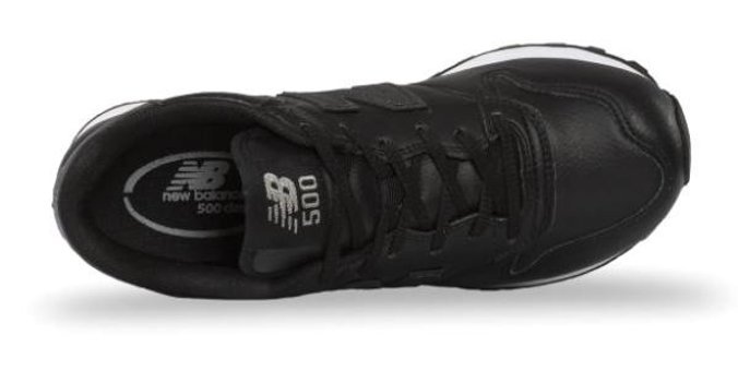 New Balance 500 GW500TLL Bağcıklı Kadın Günlük Ayakkabı Siyah