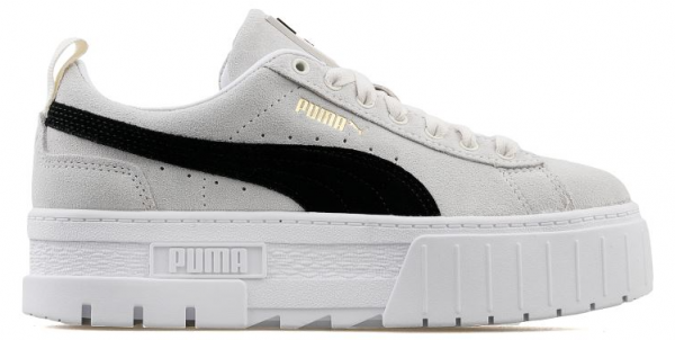 Puma Mayze Wns Ivory Glow 380784-02 Bağcıklı Kadın Günlük Ayakkabı Beyaz