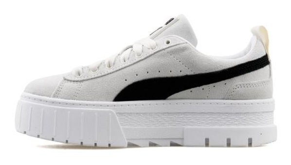 Puma Mayze Wns Ivory Glow 380784-02 Bağcıklı Kadın Günlük Ayakkabı Beyaz
