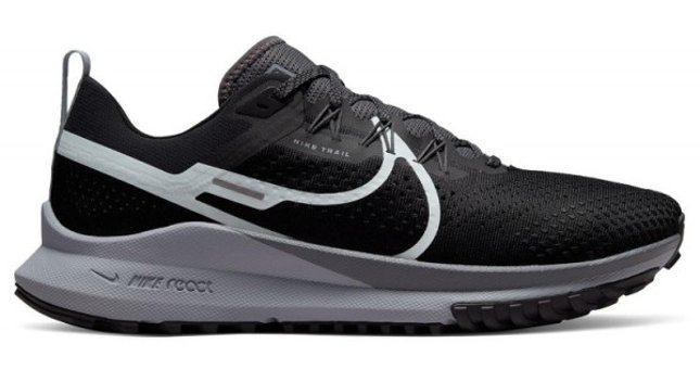 Nike React Pegasus Trail 4 DJ6158-001 Bağcıklı Erkek Koşu Ayakkabısı Siyah