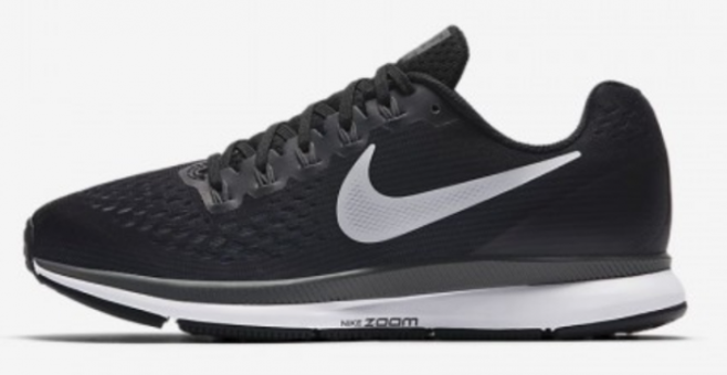Nike Air Zoom Pegasus 34 880560-001 Ortopedik Bağcıklı Kadın Koşu Ayakkabısı Siyah