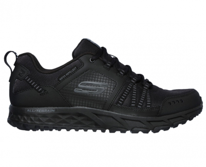 Skechers Escape Plan 51591-BBK Ortopedik Su Geçirmez Bağcıklı Erkek Outdoor Ayakkabısı Siyah