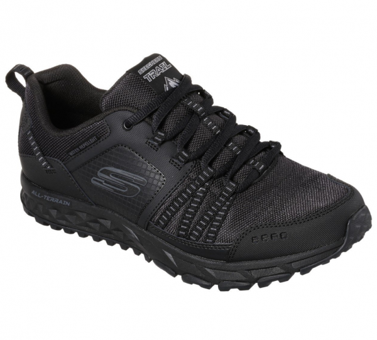 Skechers Escape Plan 51591-BBK Ortopedik Su Geçirmez Bağcıklı Erkek Outdoor Ayakkabısı Siyah