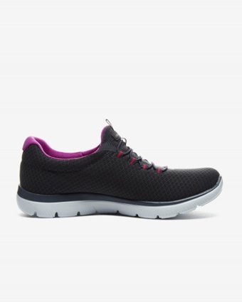 Skechers Summits 12980TK-CCPR Ortopedik Lastik Bağcıklı Kadın Yürüyüş Ayakkabısı Gri