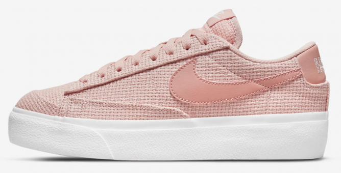 Nike Blazer Low Platform DN0744-600 Bağcıklı Kadın Günlük Ayakkabı Pembe