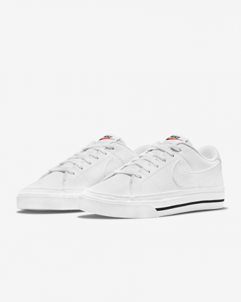 Nike Court Legacy Next Nature DH3161-101 Bağcıklı Kadın Günlük Ayakkabı Beyaz