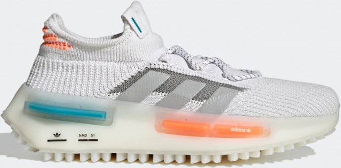 Adidas NMD_S1 FZ5707 Ortopedik Bağcıklı Erkek Günlük Ayakkabı Beyaz