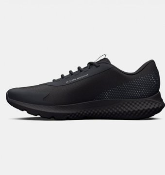 Under Armour Charged Rogue 3 Storm 3025523-003 Ortopedik Su Geçirmez Bağcıklı Erkek Koşu Ayakkabısı Siyah