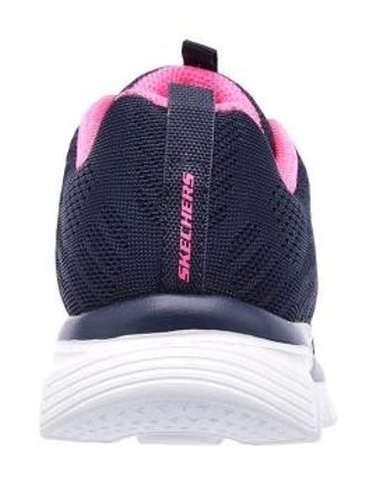 Skechers Graceful Get Connected 12615-NVHP Ortopedik Bağcıklı Kadın Antrenman Ayakkabısı Lacivert